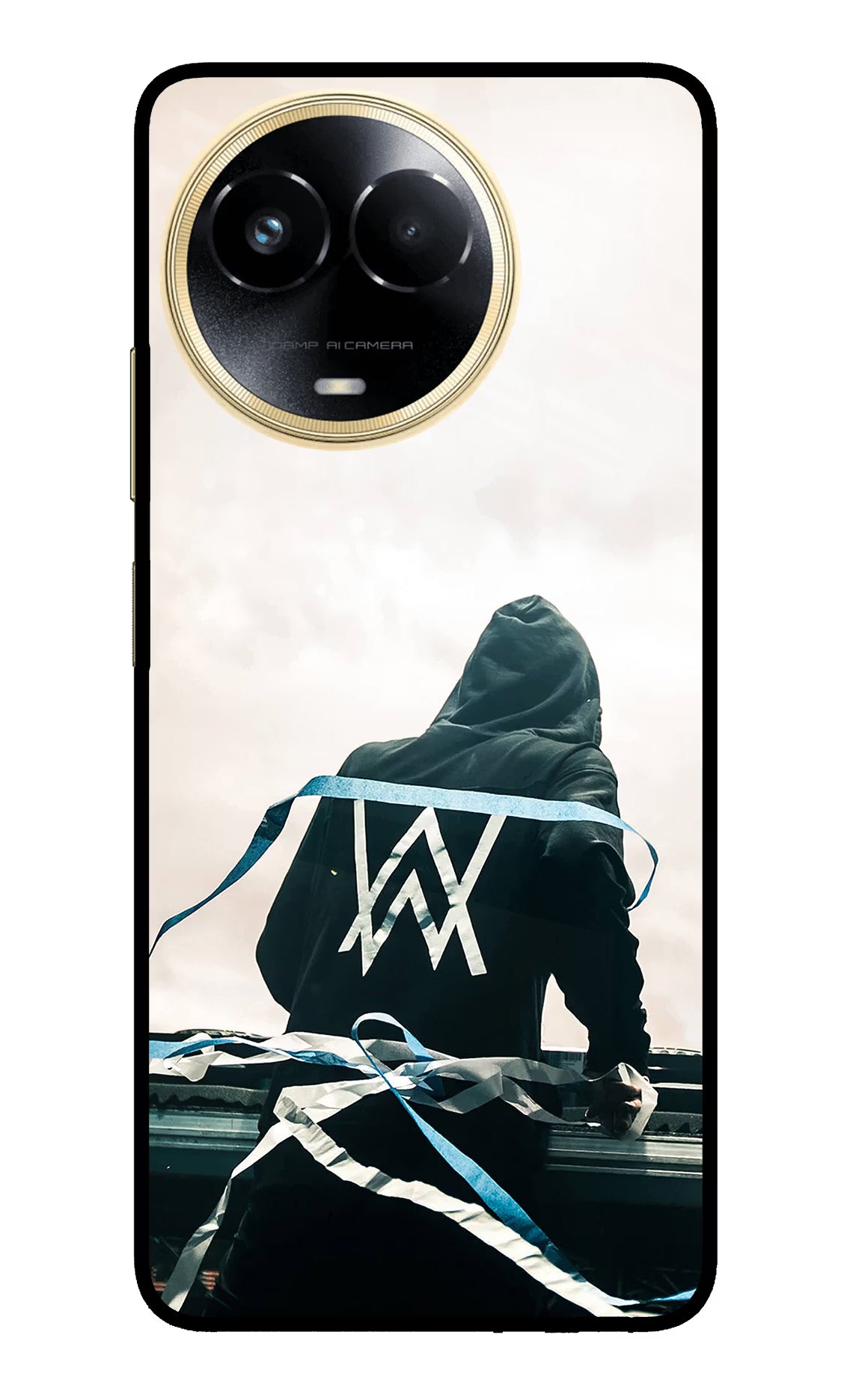 Alan Walker Realme 11 5G/11X 5G/C67 Glass Case Back Cover by Casekaro