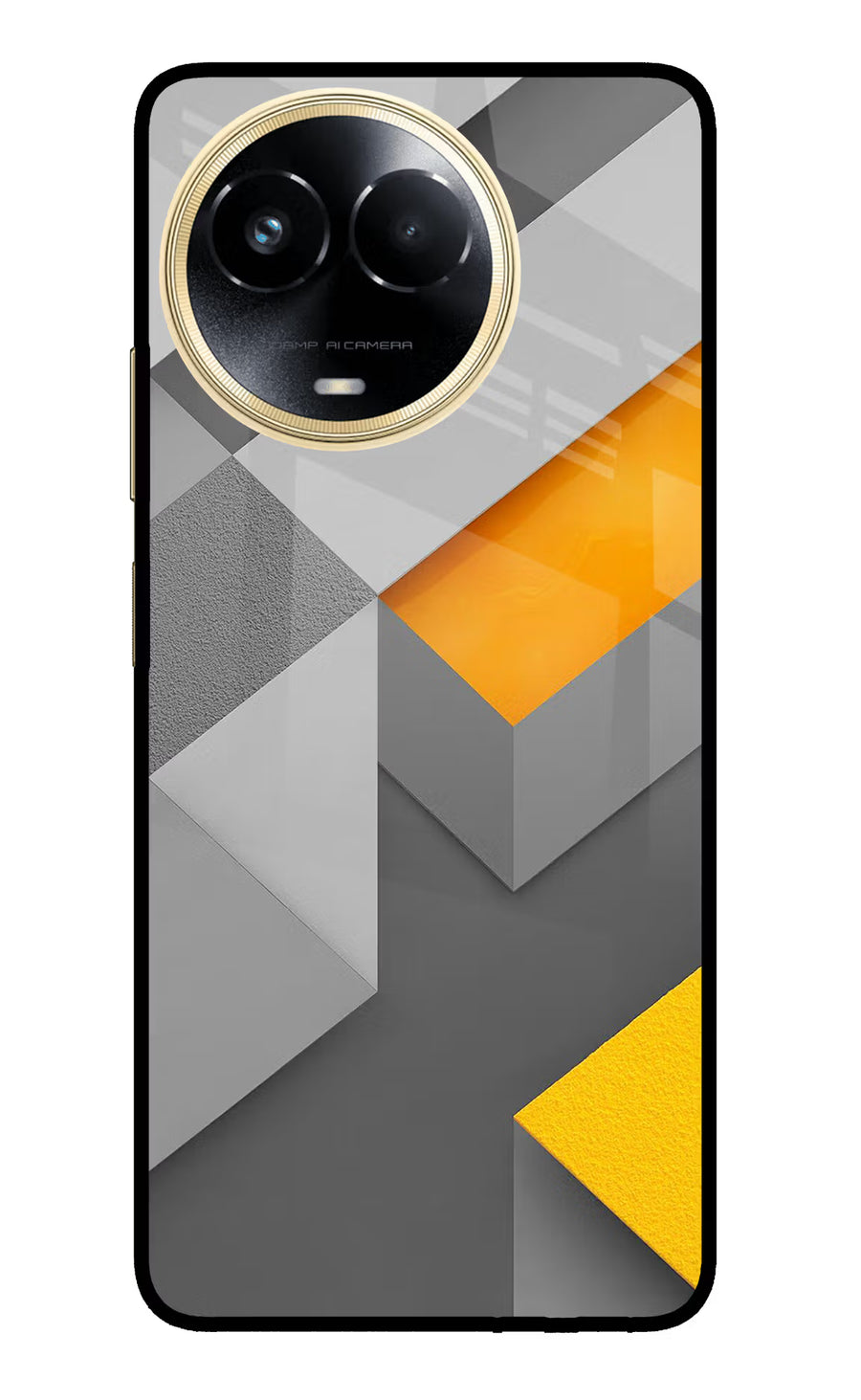 Abstract Realme 11 5G/11X 5G/C67 Back Cover, Metal case