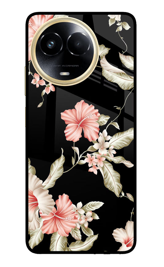 Flowers Realme 11 5G/11X 5G/C67 Glass Case