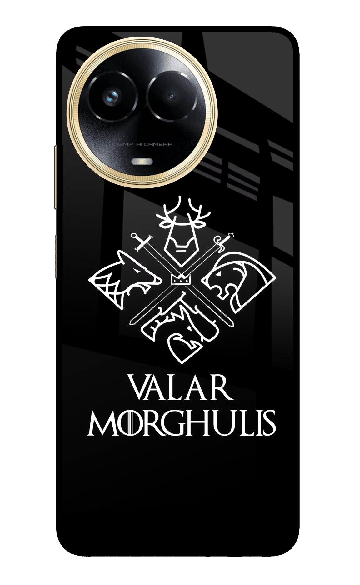 Valar Morghulis | Game Of Thrones Realme 11 5G/11X 5G/C67 Glass Case Back Cover by Casekaro