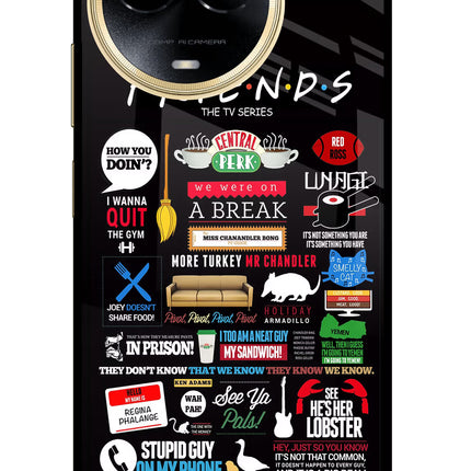 FRIENDS Realme 11 5G/11X 5G/C67 Glass Case