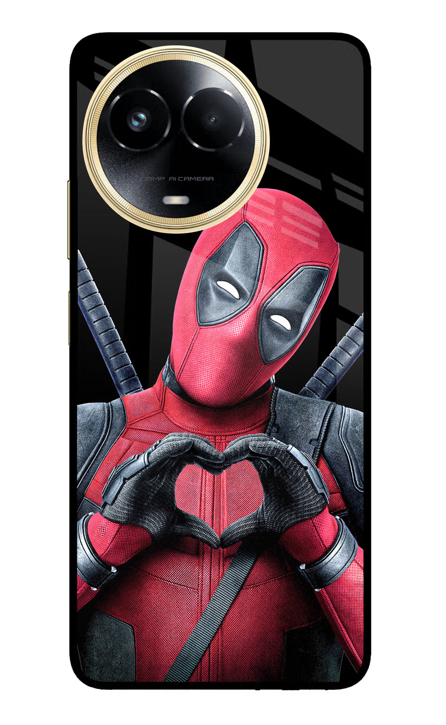 Deadpool Realme 11 5G/11X 5G/C67 Back Cover, Metal case