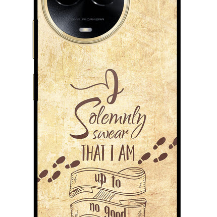 I Solemnly swear that i up to no good Realme 11 5G/11X 5G/C67 Glass Case
