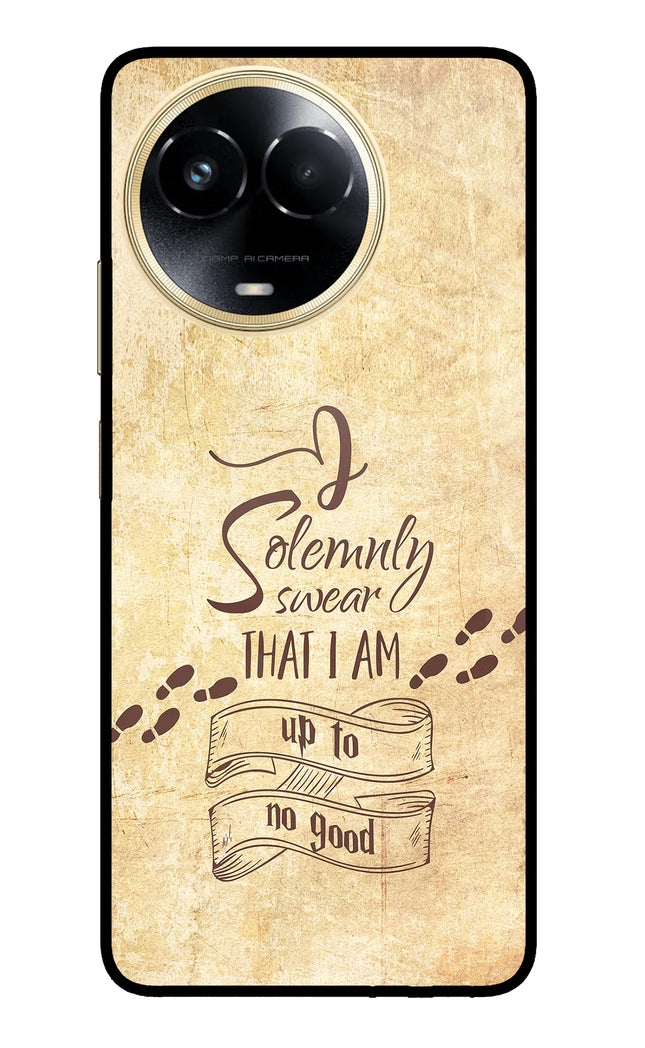 I Solemnly swear that i up to no good Realme 11 5G/11X 5G/C67 Glass Case