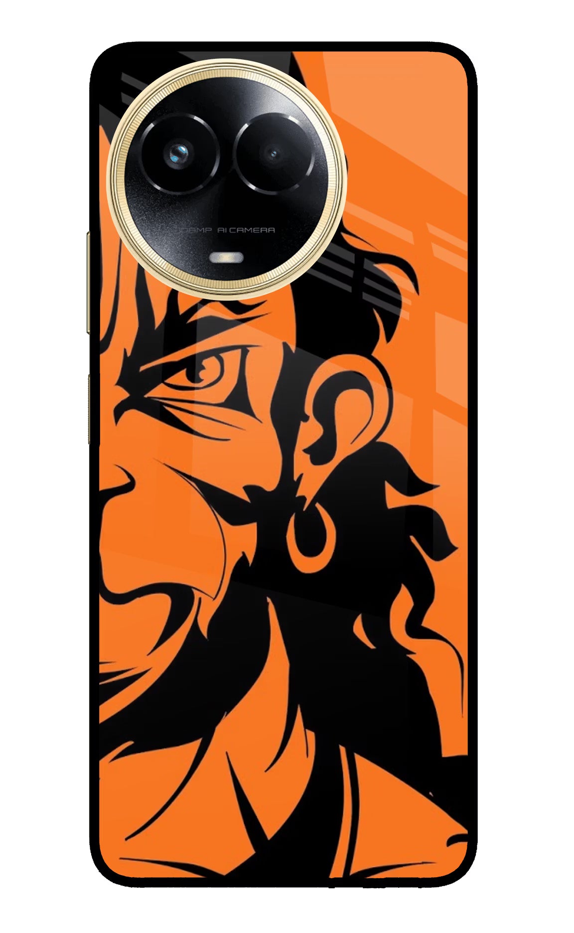 Hanuman Realme 11 5G/11X 5G/C67 Glass Case Back Cover by Casekaro