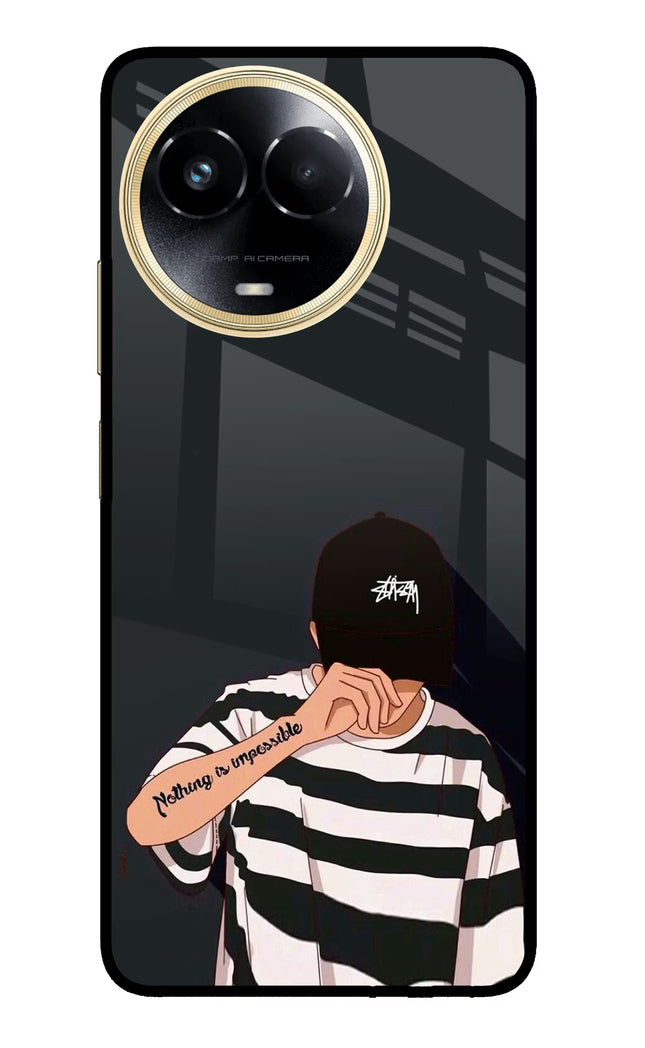 Aesthetic Boy Realme 11 5G/11X 5G/C67 Glass Case