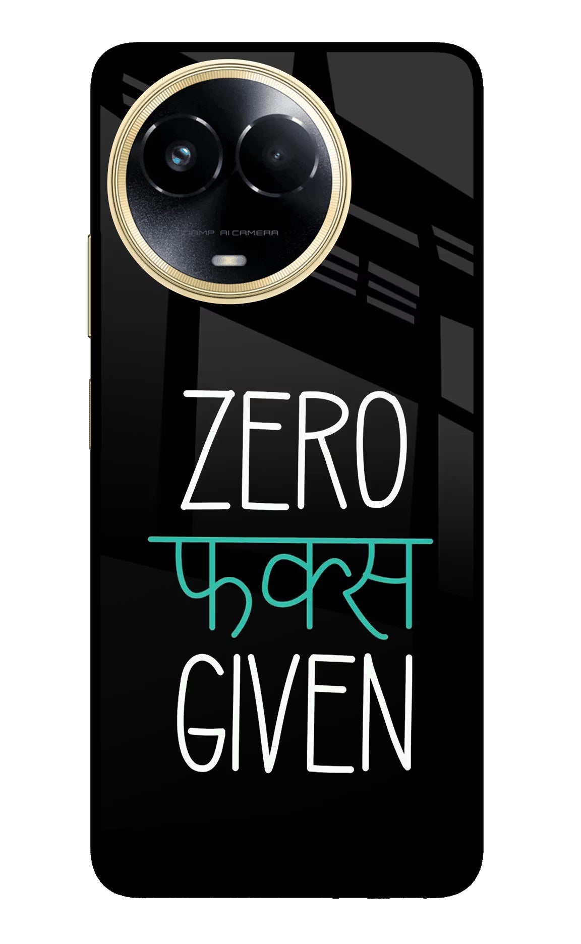 Zero Fucks Given Realme 11 5G/11X 5G/C67 Glass Case