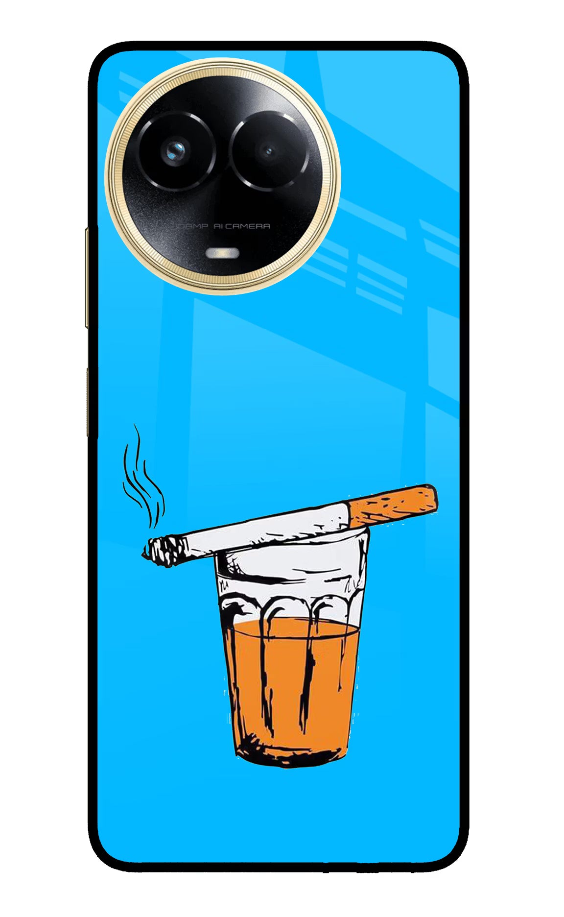 Chai Sutta Realme 11 5G/11X 5G/C67 Glass Case