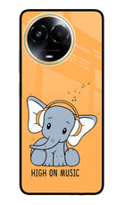 High On Music Realme 11 5G/11X 5G/C67 Glass Case