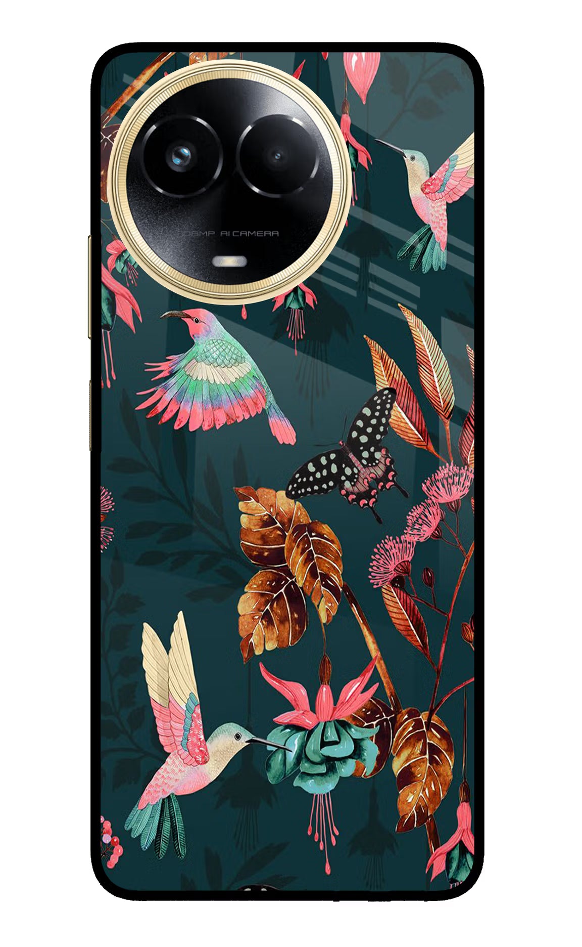 Birds Realme 11 5G/11X 5G/C67 Glass Case