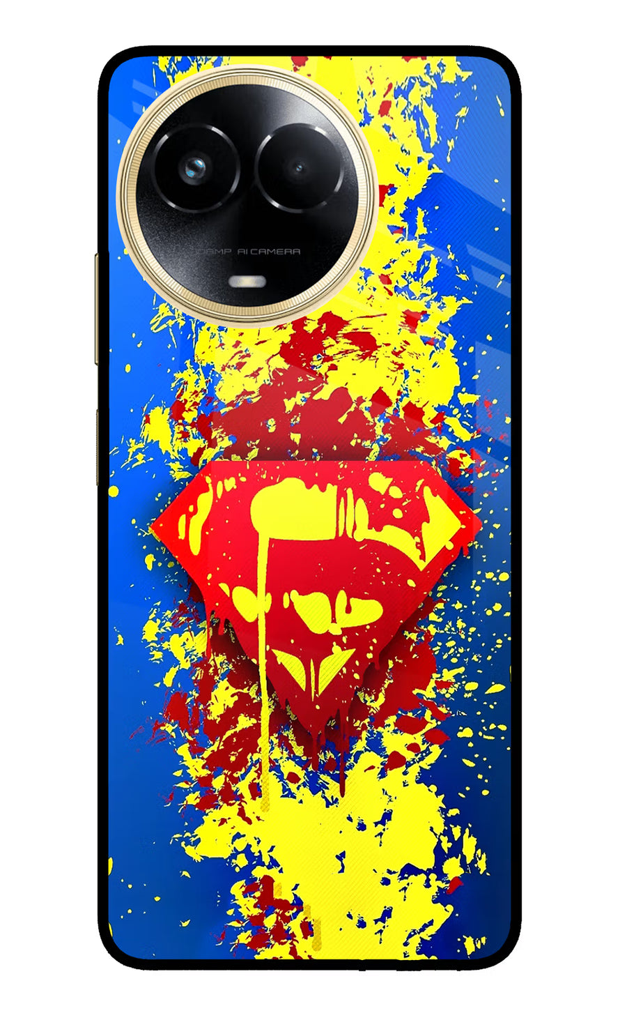 Superman logo Realme 11 5G/11X 5G/C67 Back Cover, Metal case