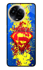 Superman logo Realme 11 5G/11X 5G/C67 Glass Case