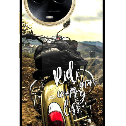 Ride More Worry Less Realme 11 5G/11X 5G/C67 Glass Case