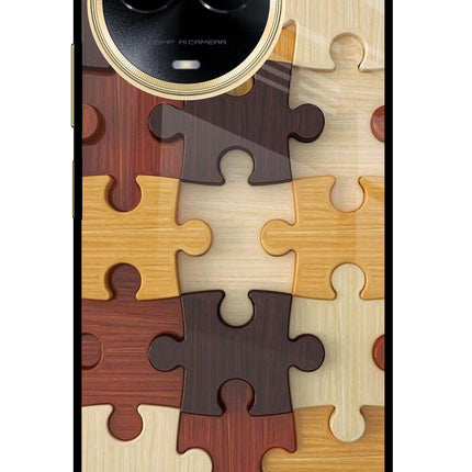 Wooden Puzzle Realme 11 5G/11X 5G/C67 Glass Case