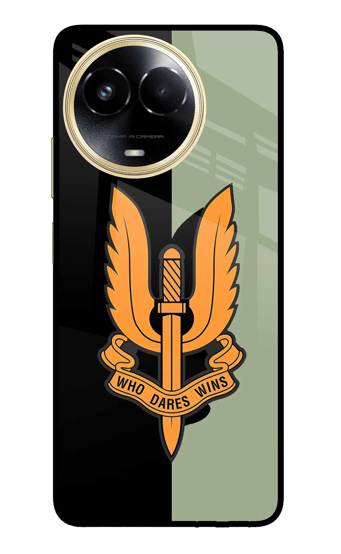 Balidan Logo Realme 11 5G/11X 5G/C67 Glass Case Back Cover by Casekaro