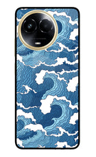 Blue Waves Realme 11 5G/11X 5G/C67 Glass Case