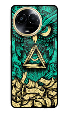 Green Owl Realme 11 5G/11X 5G/C67 Glass Case