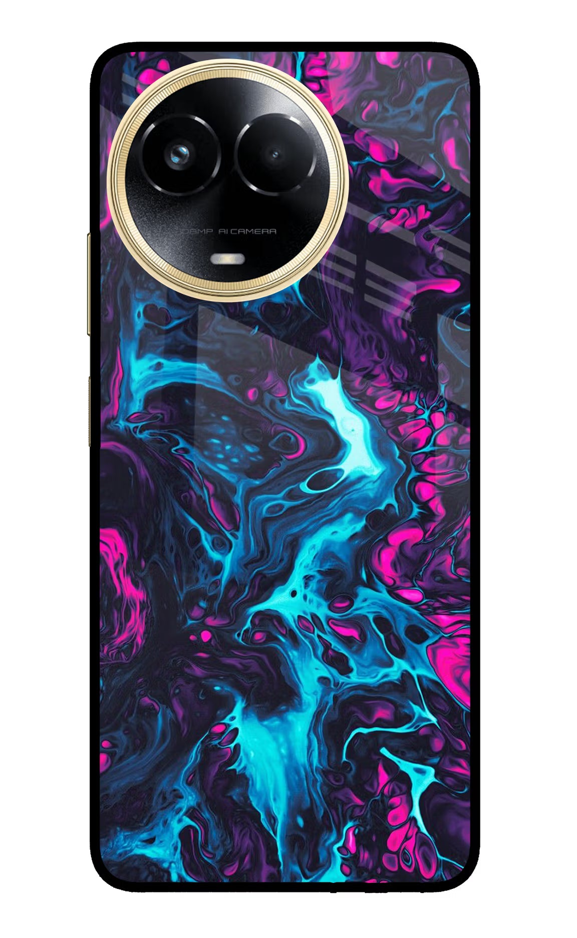 Abstract Realme 11 5G/11X 5G/C67 Glass Case