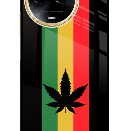 Weed Flag Realme 11 5G/11X 5G/C67 Glass Case
