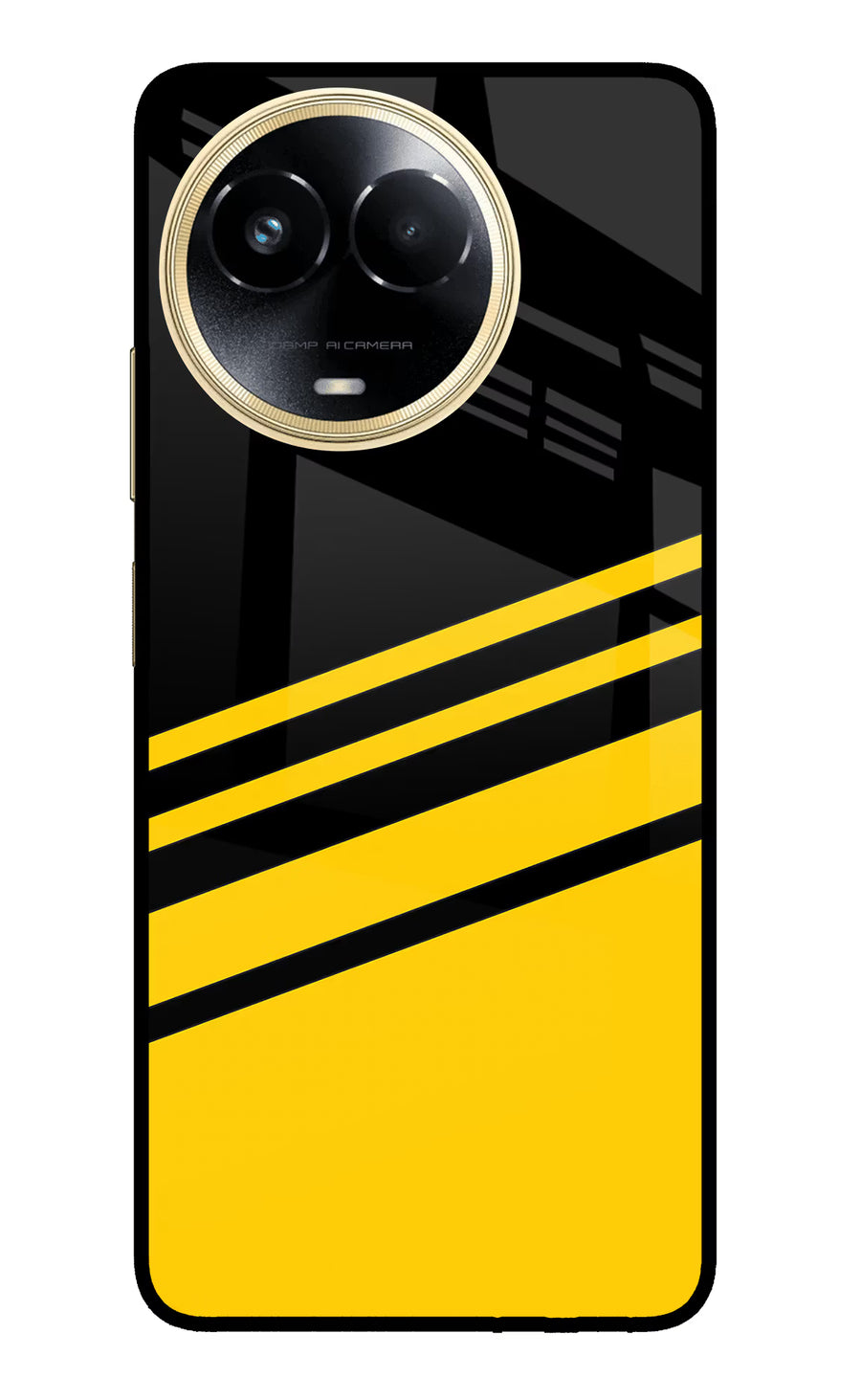 Yellow Shades Realme 11 5G/11X 5G/C67 Back Cover, Metal case