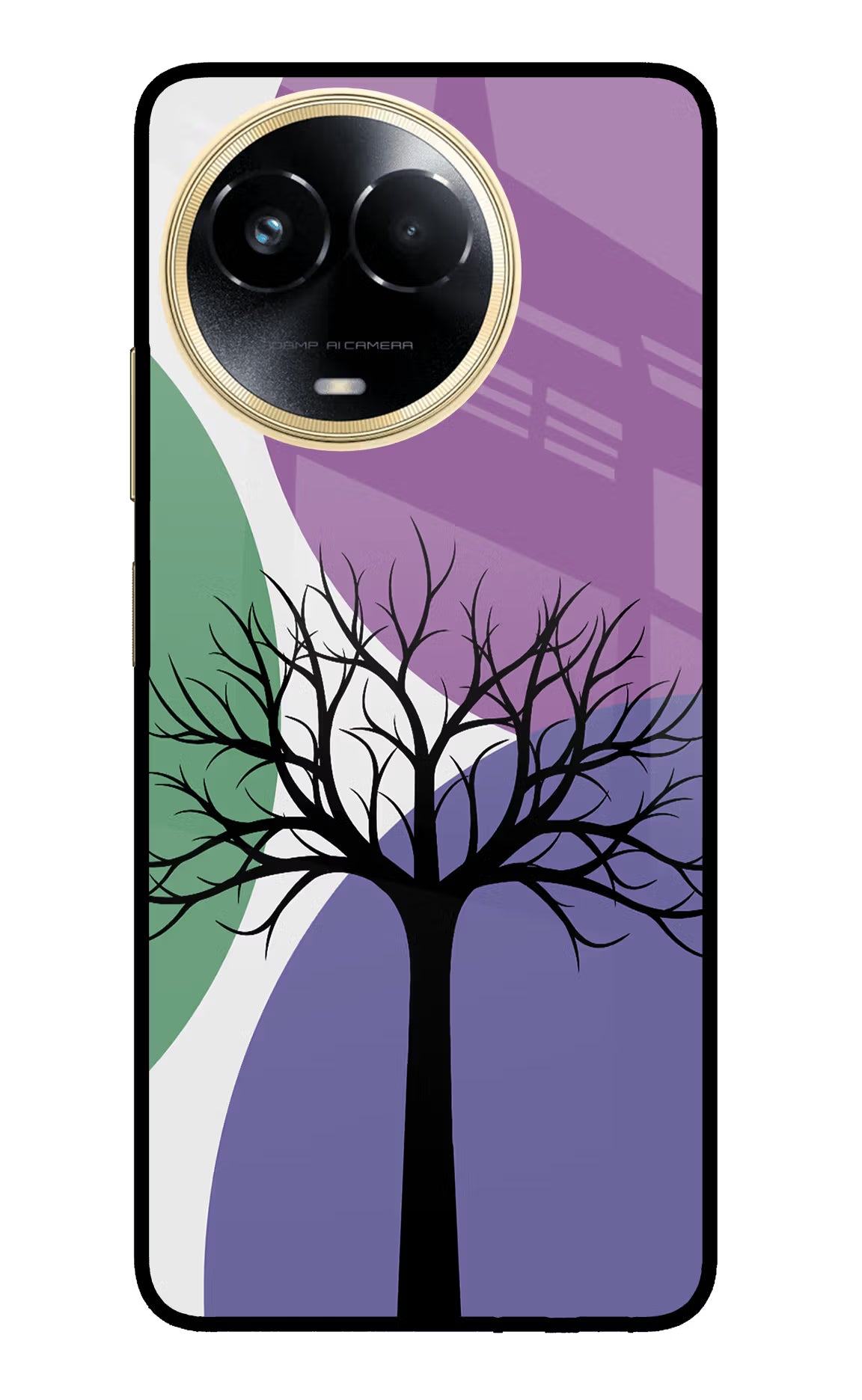 Tree Art Realme 11 5G/11X 5G/C67 Glass Case