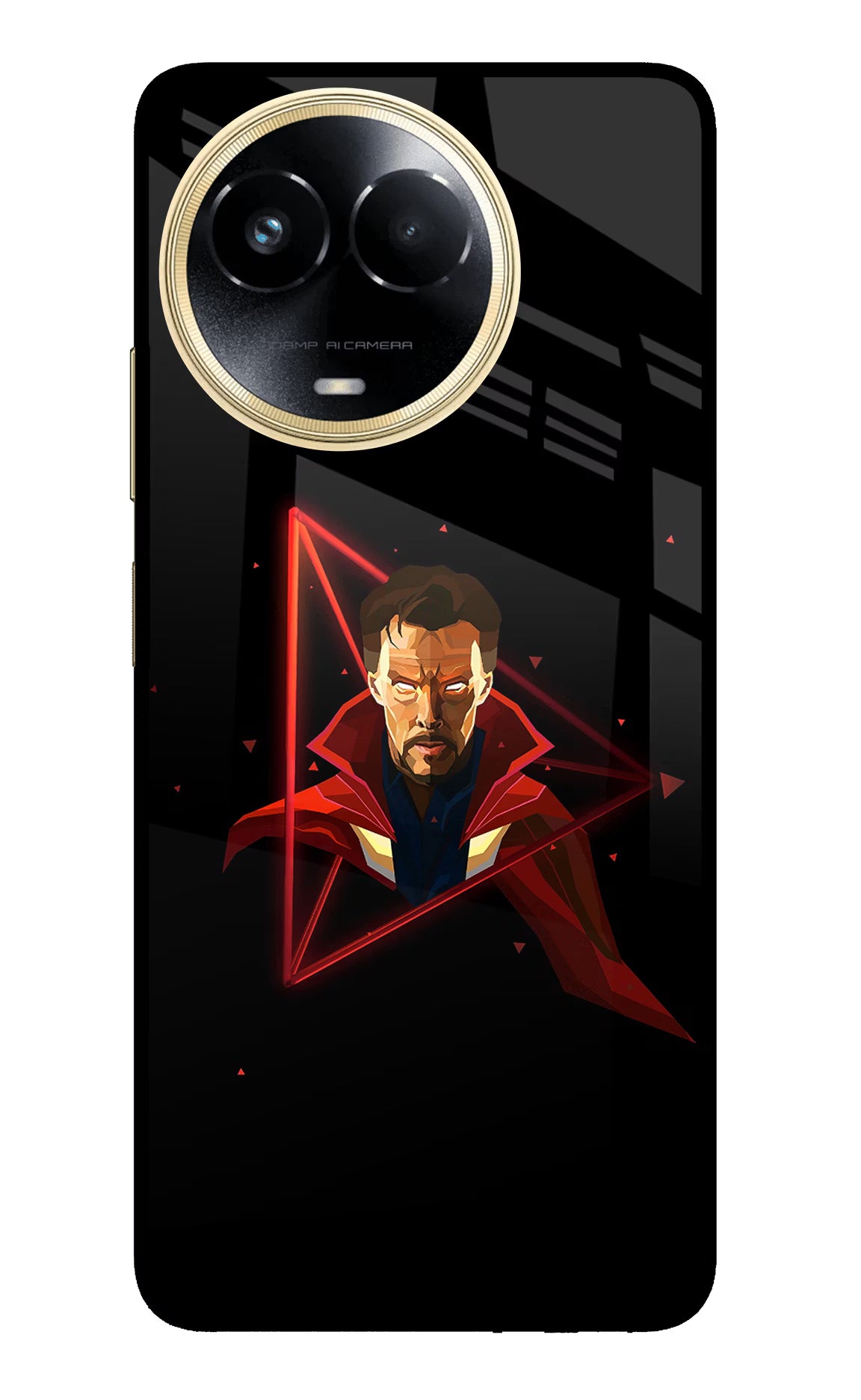 Doctor Ordinary Realme 11 5G/11X 5G/C67 Glass Case Back Cover by Casekaro