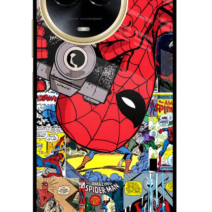 Spider Man Realme 11 5G/11X 5G/C67 Glass Case