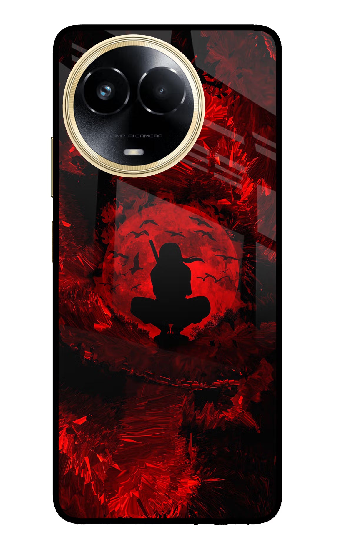 Itachi Uchiha Realme 11 5G/11X 5G/C67 Glass Case