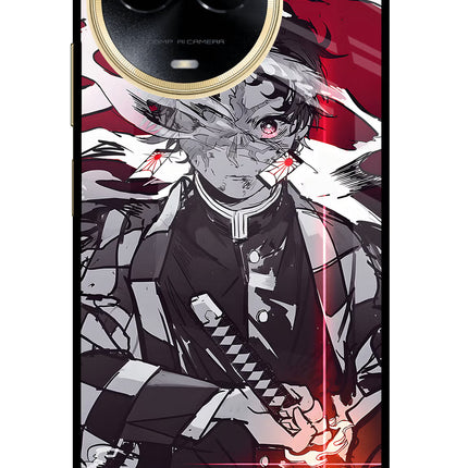 Demon Slayer Realme 11 5G/11X 5G/C67 Glass Case