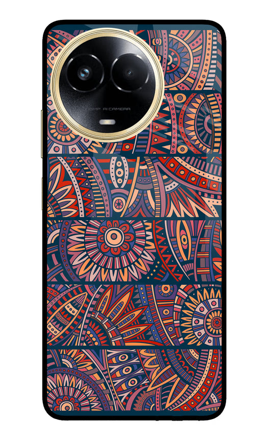 African Culture Design Realme 11 5G/11X 5G/C67 Glass Case