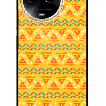 Tribal Pattern Realme 11 5G/11X 5G/C67 Glass Case