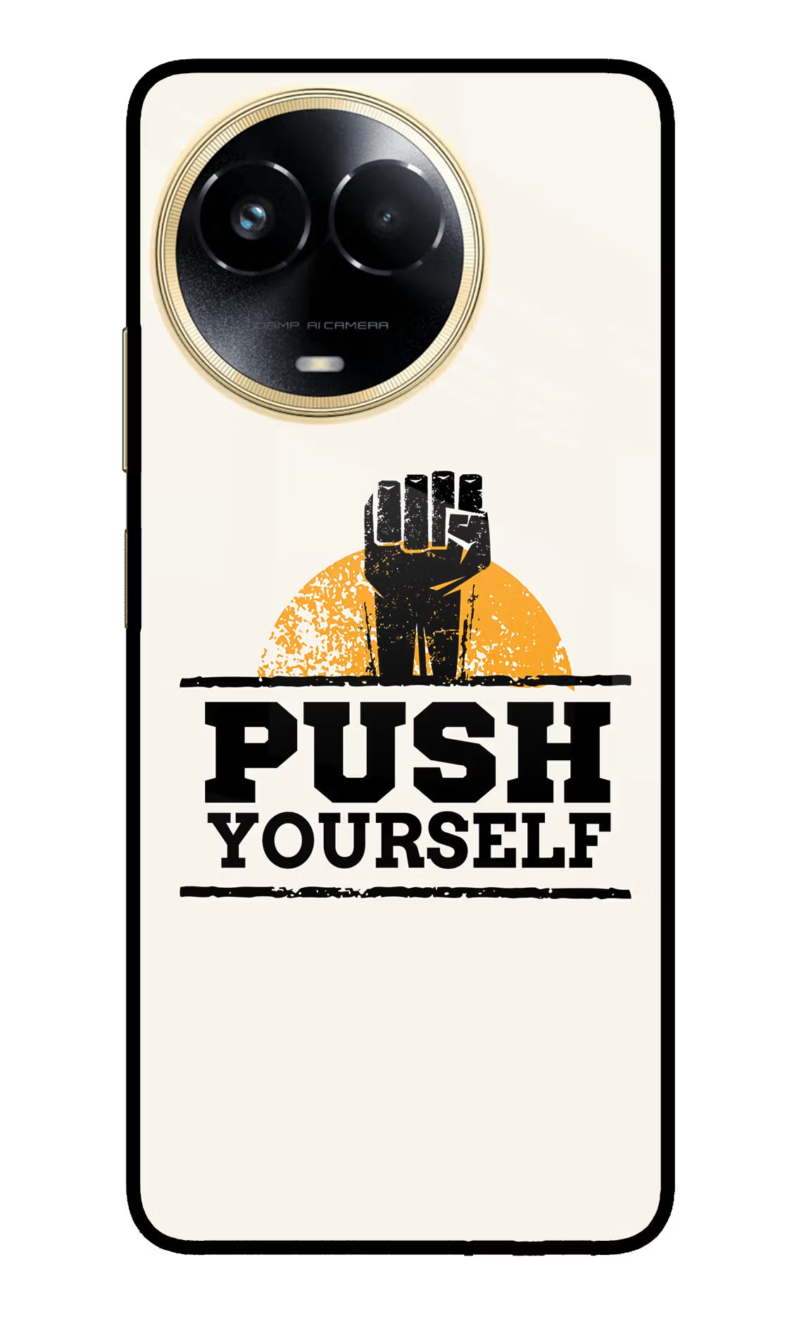Push Yourself Realme 11 5G/11X 5G/C67 Glass Case