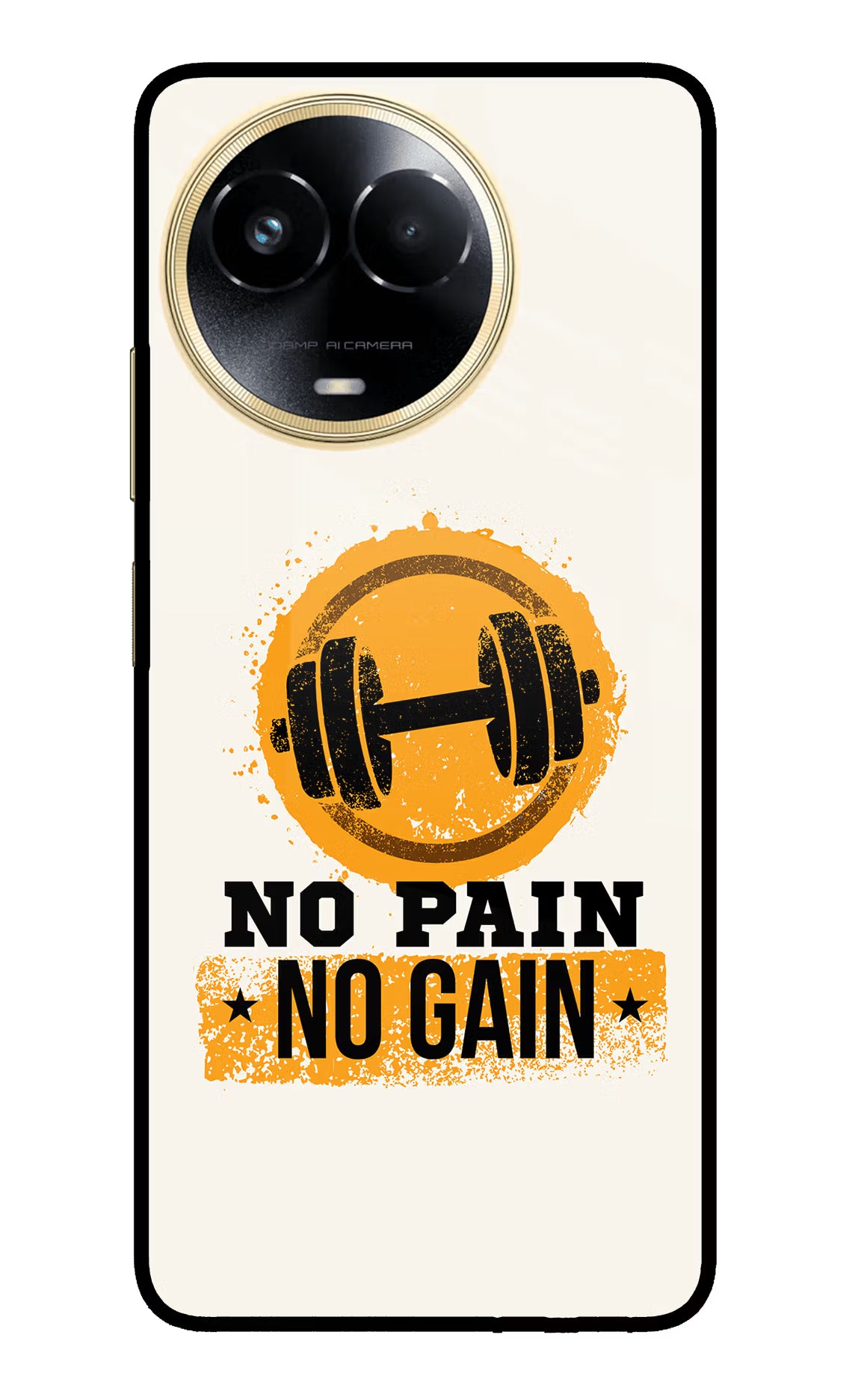 No Pain No Gain Realme 11 5G/11X 5G/C67 Glass Case