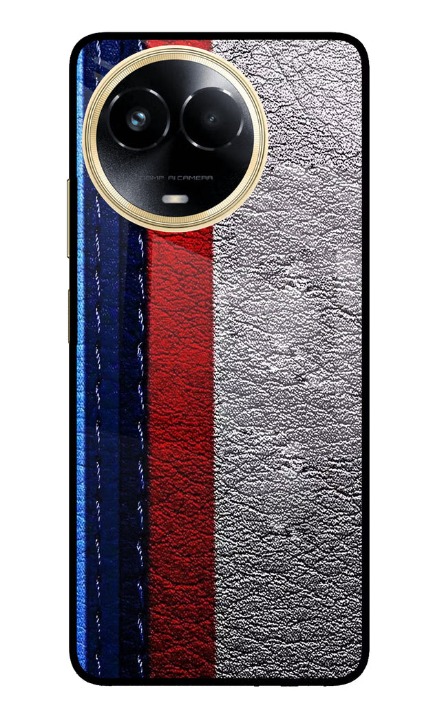 BMW Stripes Realme 11 5G/11X 5G/C67 Glass Case
