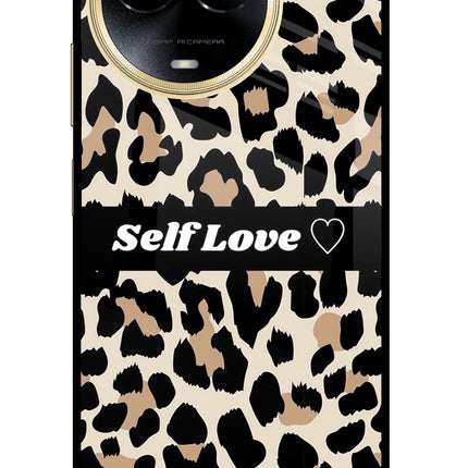 Leopard Print Self Love Realme 11 5G/11X 5G/C67 Glass Case