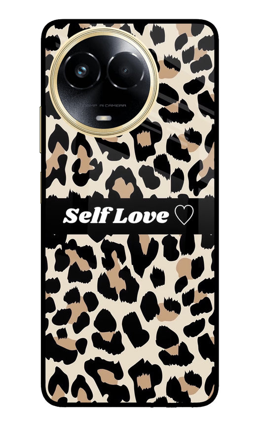 Leopard Print Self Love Realme 11 5G/11X 5G/C67 Glass Case