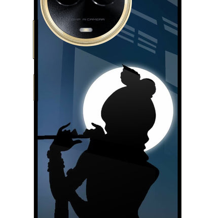Shri Krishna Silhouette Realme 11 5G/11X 5G/C67 Glass Case