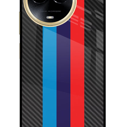 BMW Stripes Pattern Realme 11 5G/11X 5G/C67 Glass Case