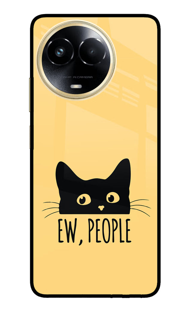 Ew People Catitude Realme 11 5G/11X 5G/C67 Glass Case