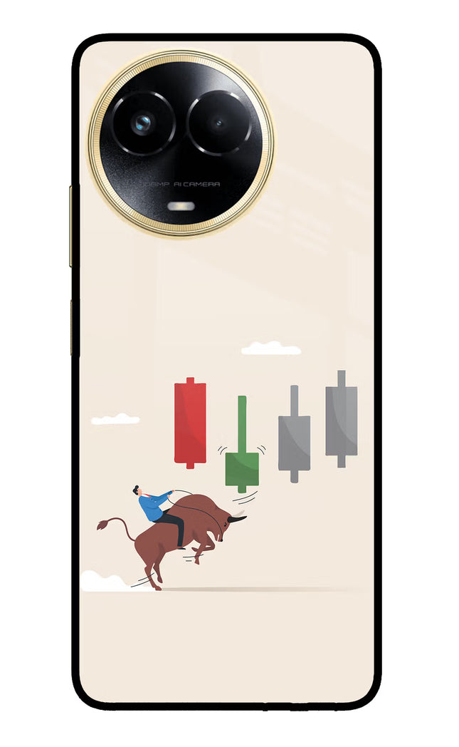 Bull Trading Momentum Realme 11 5G/11X 5G/C67 Glass Case