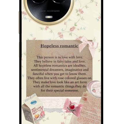 Hopeless Romantic Realme 11 5G/11X 5G/C67 Glass Case