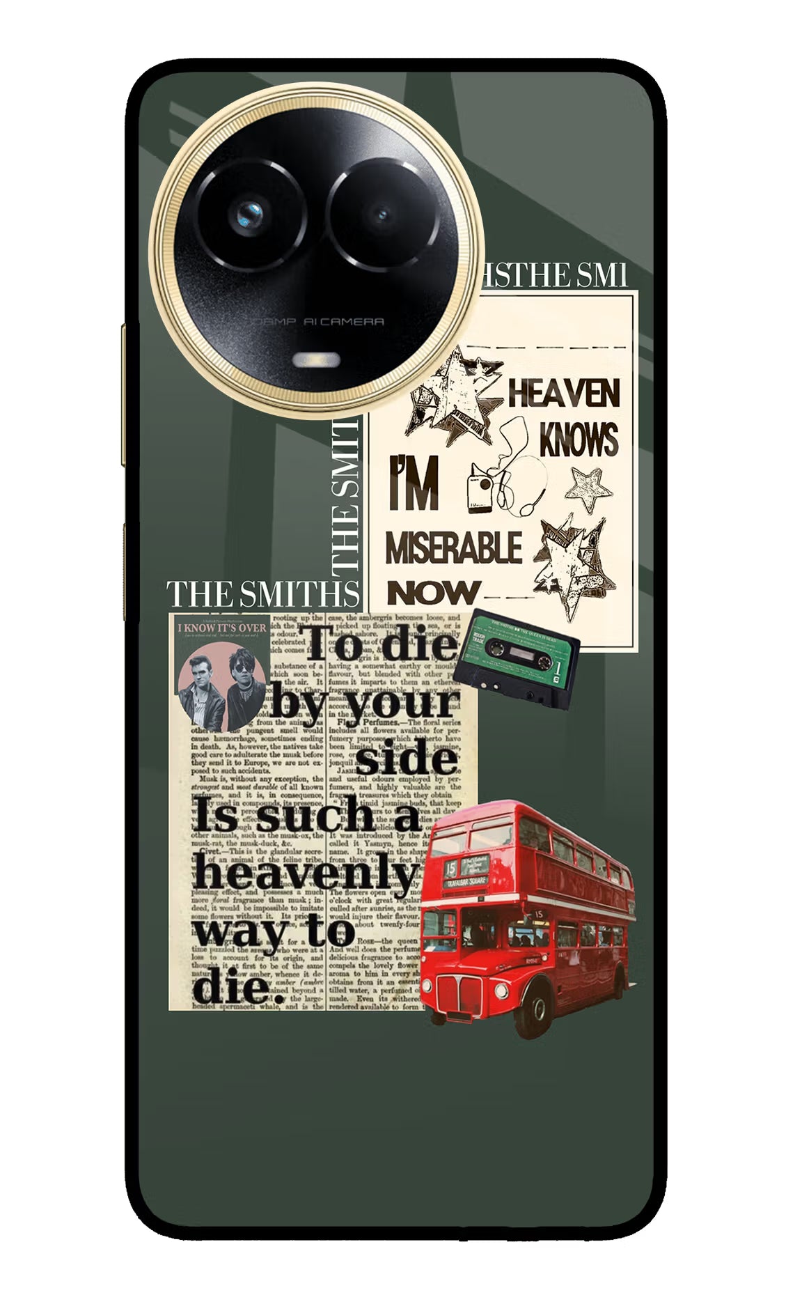 The Smiths Realme 11 5G/11X 5G/C67 Glass Case Back Cover by Casekaro