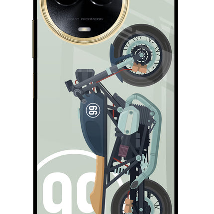 Classic Cafe Racer 99 Realme 11 5G/11X 5G/C67 Glass Case