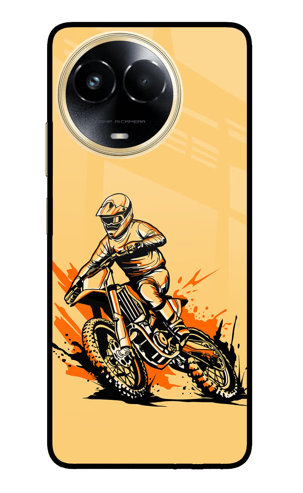 Off-Road Fury Realme 11 5G/11X 5G/C67 Glass Case Back Cover by Casekaro