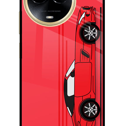 Red Velocity Realme 11 5G/11X 5G/C67 Glass Case