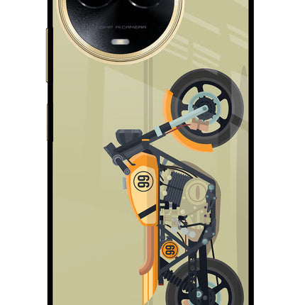 Vertical Speedster Realme 11 5G/11X 5G/C67 Glass Case