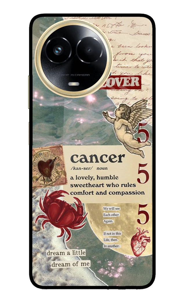 Cancer Zodiac Realme 11 5G/11X 5G/C67 Glass Case