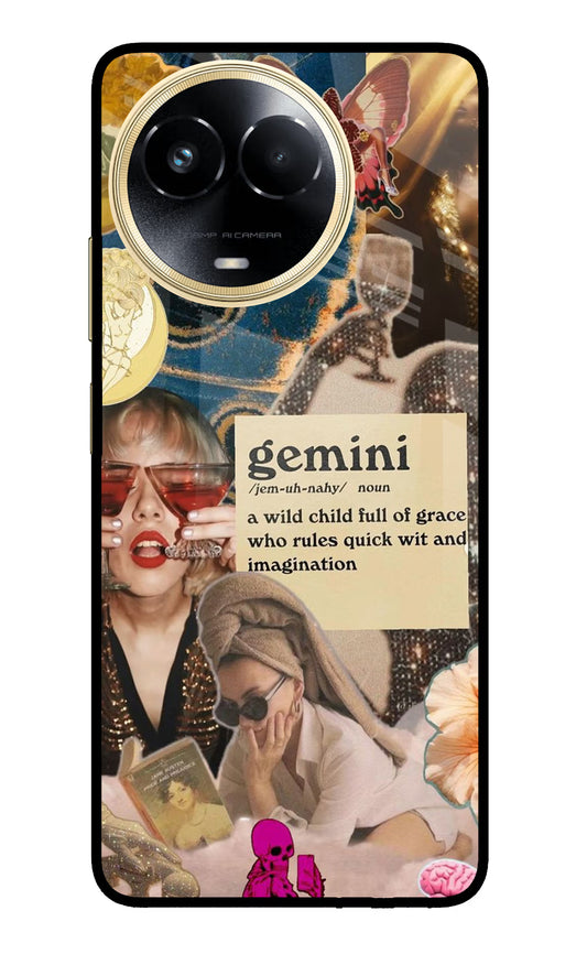 Gemini Zodiac Realme 11 5G/11X 5G/C67 Glass Case