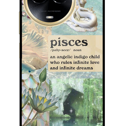 Pisces Zodiac Realme 11 5G/11X 5G/C67 Glass Case