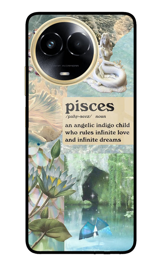 Pisces Zodiac Realme 11 5G/11X 5G/C67 Glass Case